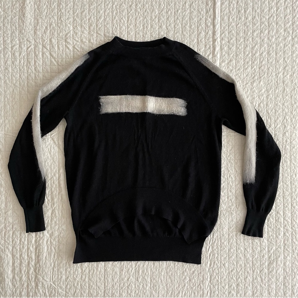 all saints navy sweater